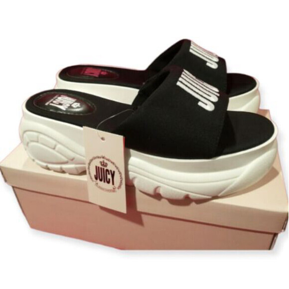 Juicy Couture Shoes - Juicy By Juicy Couture Orca Womens High Outsoles Slides Slip-On Sandals Size 11M